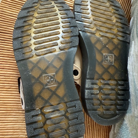 Dr. Martens Beige Mules with Black Sole - Picture 8 of 8